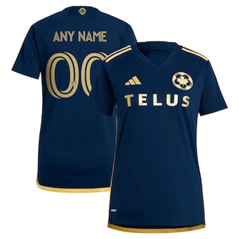 Women's adidas  Navy Vancouver Whitecaps FC 2024 The 50 Replica Custom Jersey