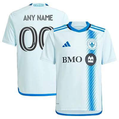 Youth adidas  Light Blue CF Montreal 2024 La Main Replica Custom Jersey