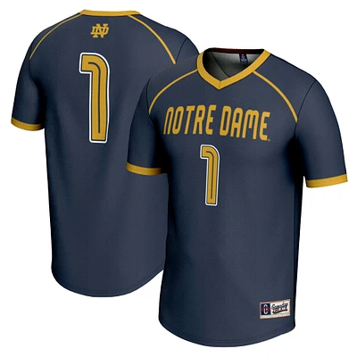 Unisex GameDay Greats #1 Navy Notre Dame Fighting Irish Lightweight Women's Lacrosse Jersey