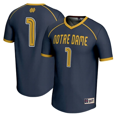 Youth GameDay Greats #1 Navy Notre Dame Fighting Irish Lightweight Women's Lacrosse Jersey