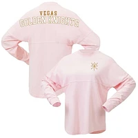 Women's Fanatics Pink Vegas Golden Knights Spirit Jersey Long Sleeve T-Shirt