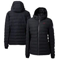 Women's Cutter & Buck SMU Mustangs Vault Mission Ridge Repreve Eco Insulated Long Puffer Jacket