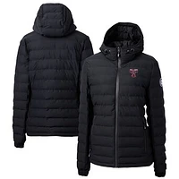 Women's Cutter & Buck  Black Texas A&M Aggies Vault Mission Ridge Repreve Eco Insulated Long Puffer Jacket
