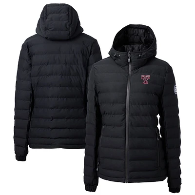 Women's Cutter & Buck  Black Texas A&M Aggies Vault Mission Ridge Repreve Eco Insulated Long Puffer Jacket