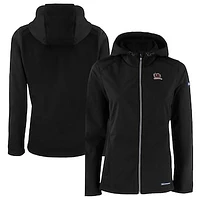 Women's Cutter & Buck South Carolina Gamecocks Evoke Eco Softshell Recycled Full-Zip Hooded Jacket