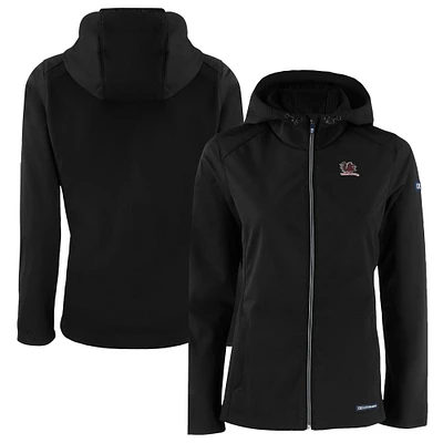 Women's Cutter & Buck South Carolina Gamecocks Evoke Eco Softshell Recycled Full-Zip Hooded Jacket