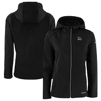 Women's Cutter & Buck South Carolina Gamecocks Evoke Eco Softshell Recycled Full-Zip Hooded Jacket