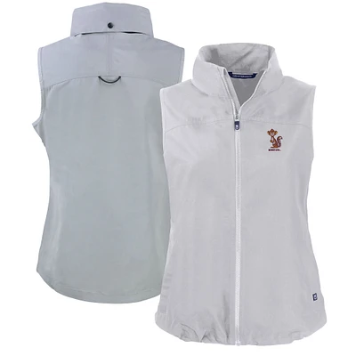Women's Cutter & Buck  Gray Minnesota Golden Gophers Vault Charter Eco Recycled Full-Zip Vest