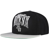 Men's Mitchell & Ness Black Chicago White Sox Rise Up Snapback Hat