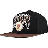 Men's Mitchell & Ness Black San Diego Padres Rise Up Snapback Hat