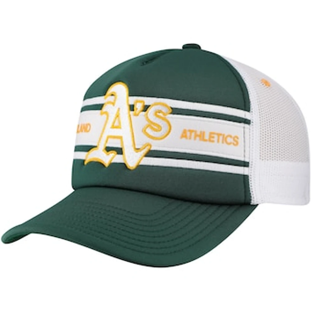 Men's   Green Oakland Athletics Sideline Trucker Adjustable Hat