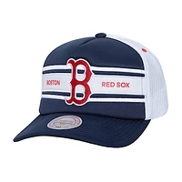 Men's   Navy Boston Red Sox Sideline Trucker Adjustable Hat