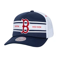 Men's   Navy Boston Red Sox Sideline Trucker Adjustable Hat