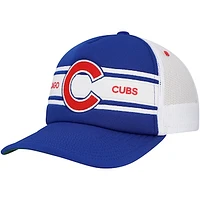 Men's   Royal Chicago Cubs Sideline Trucker Adjustable Hat