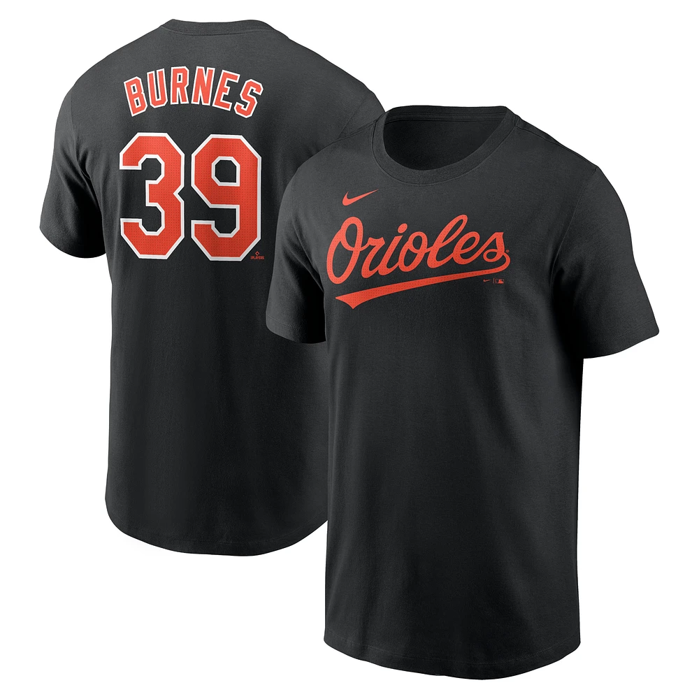 Men's Nike Corbin Burnes Baltimore Orioles Fuse Name & Number T-Shirt