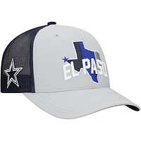 Men's HOOey  White Dallas Cowboys  El Paso Trucker Adjustable Hat