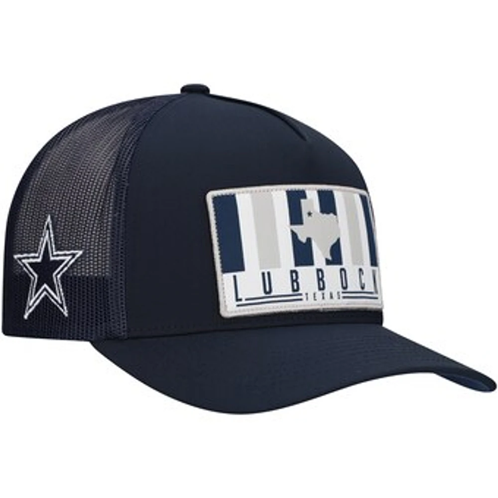 Men's HOOey  Navy Dallas Cowboys  Lubbock Trucker Snapback Hat