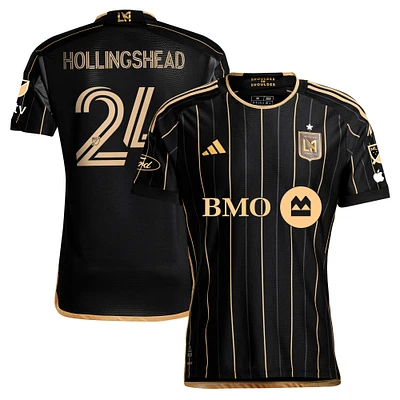 Men's adidas Ryan Hollingshead Black LAFC 2024 Primary Authentic Player Jersey