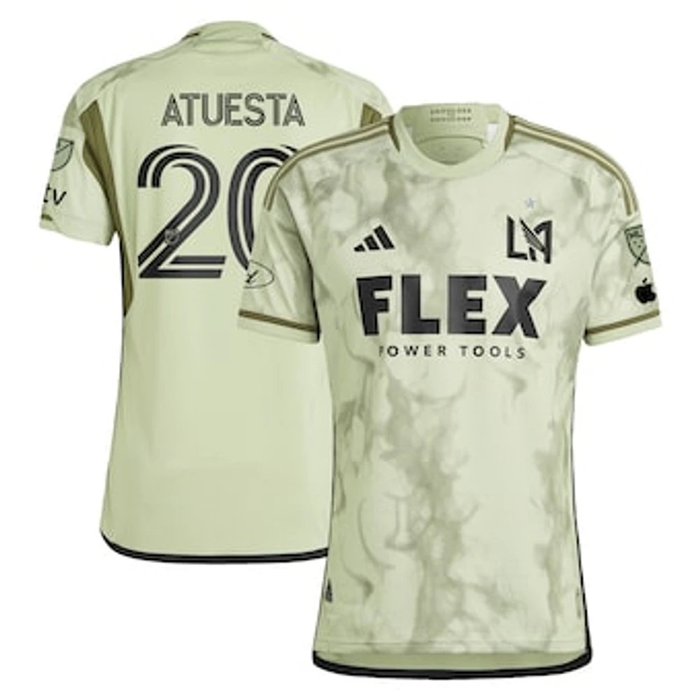 Men's adidas Eduard Atuesta Green LAFC 2024 Smokescreen Authentic Player Jersey