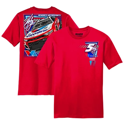 Men's Hendrick Motorsports Team Collection  Red Kyle Larson Valvoline Car T-Shirt