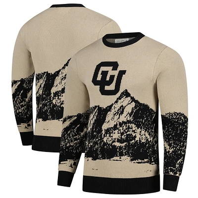 Unisex Uscape Apparel Gold Colorado Buffaloes Renew Knit Vintage Pullover Sweater