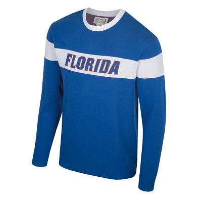 Unisex Uscape Apparel Royal Florida Gators Renew Knit Vintage Pullover Sweater