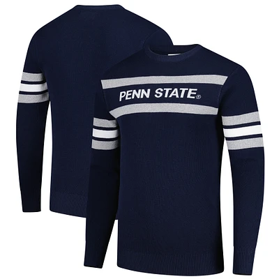 Unisex Uscape Apparel Navy Penn State Nittany Lions Renew Knit Vintage Pullover Sweater