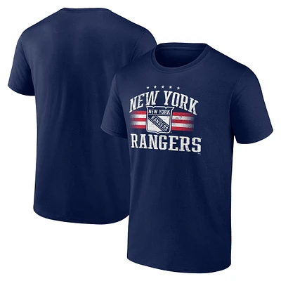 Men's Navy New York Rangers Americana Team T-Shirt
