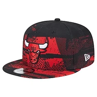 Men's New Era Black Chicago Bulls Tip-Off 9FIFTY Snapback Hat