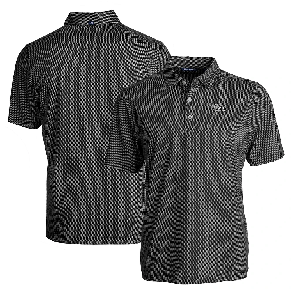 Men's Cutter & Buck Ivy League Pike Eco Symmetry Print Stretch Recycled Polo