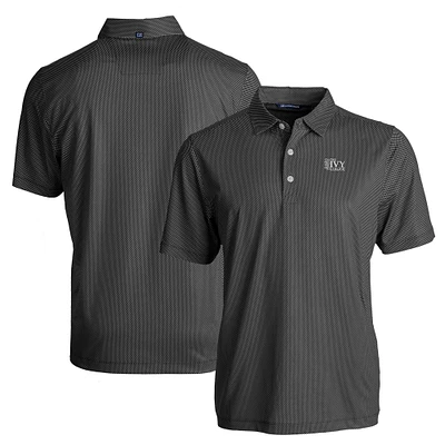 Men's Cutter & Buck Ivy League Pike Eco Symmetry Print Stretch Recycled Polo