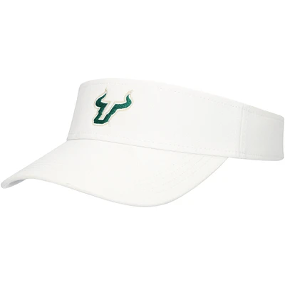 Men's Ahead White South Florida Bulls Cirrus Adjustable Visor