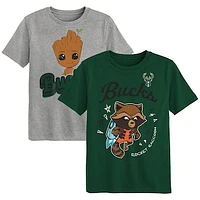 Preschool Milwaukee Bucks Two-Piece Guardians Of The Galaxy T-Shirt Set