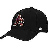 Men's '47  Black Arizona Coyotes Core Legend MVP Adjustable Hat