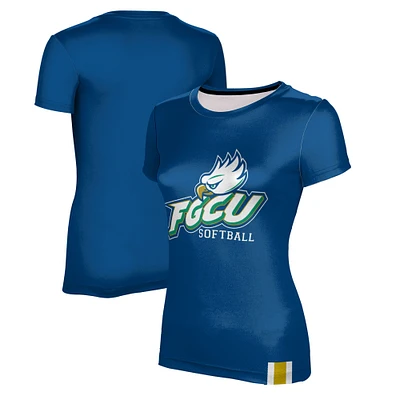 Women's ProSphere  Blue Florida Gulf Coast Eagles Softball T-Shirt