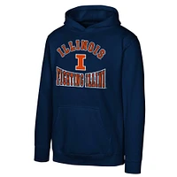 Youth  Navy Illinois Fighting Illini Hometown Classic Fleece Pullover Hoodie