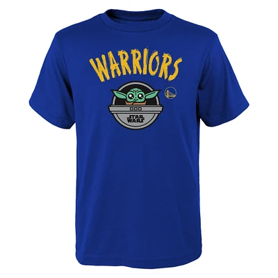 Youth Royal Golden State Warriors Star Wars The Child T-Shirt