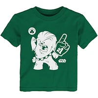 Toddler Green Boston Celtics Star Wars Chewie #1 Fan T-Shirt