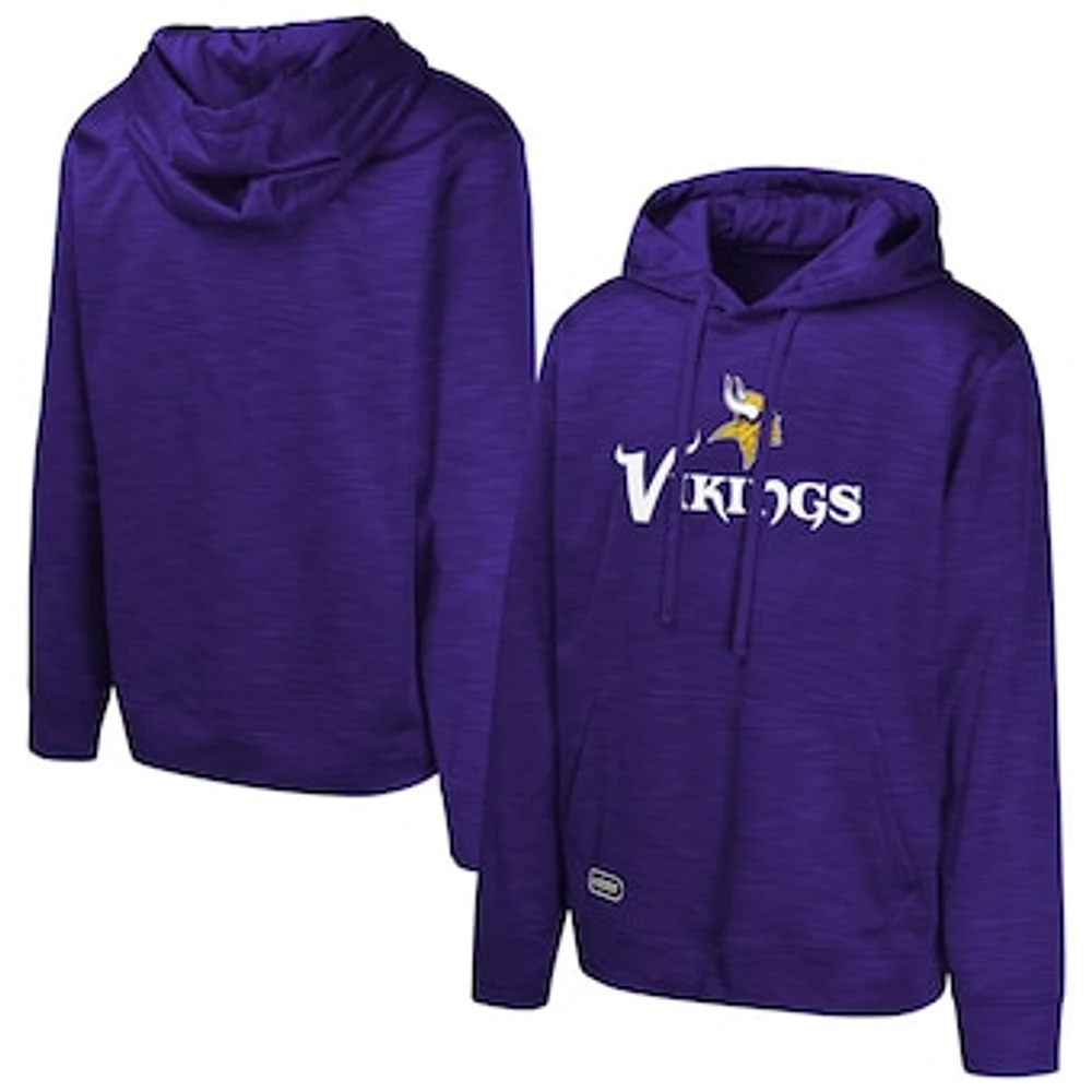 Men's Purple Minnesota Vikings Streak Fleece Pullover Hoodie