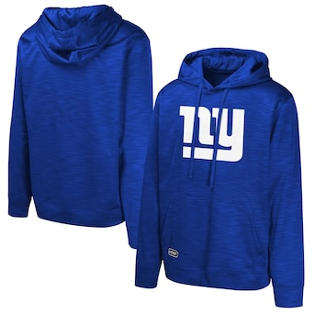 Men's Royal New York Giants Streak Fleece Pullover Hoodie