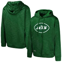 Men's Green New York Jets Streak Fleece Pullover Hoodie