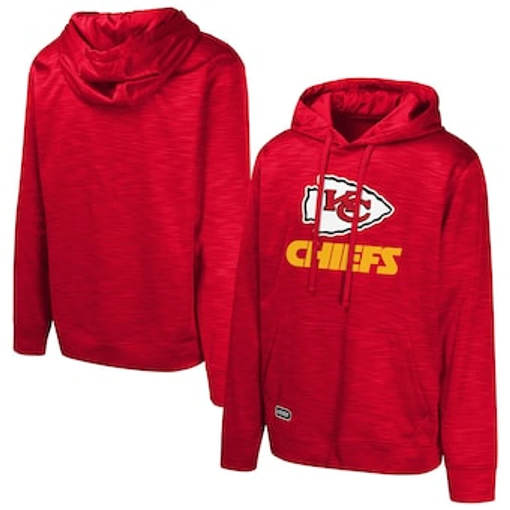 Men's Red Kansas City Chiefs Streak Fleece Pullover Hoodie