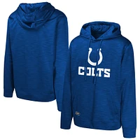 Men's Royal Indianapolis Colts Streak Fleece Pullover Hoodie