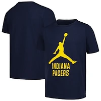 Youth Jordan Brand Navy Indiana Pacers Essential Jumpman Logo T-Shirt