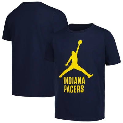 Youth Jordan Brand Navy Indiana Pacers Essential Jumpman Logo T-Shirt