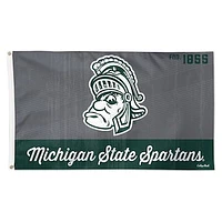 WinCraft Michigan State Spartans 3’ x 5’ Single-Sided College Vault Deluxe Flag