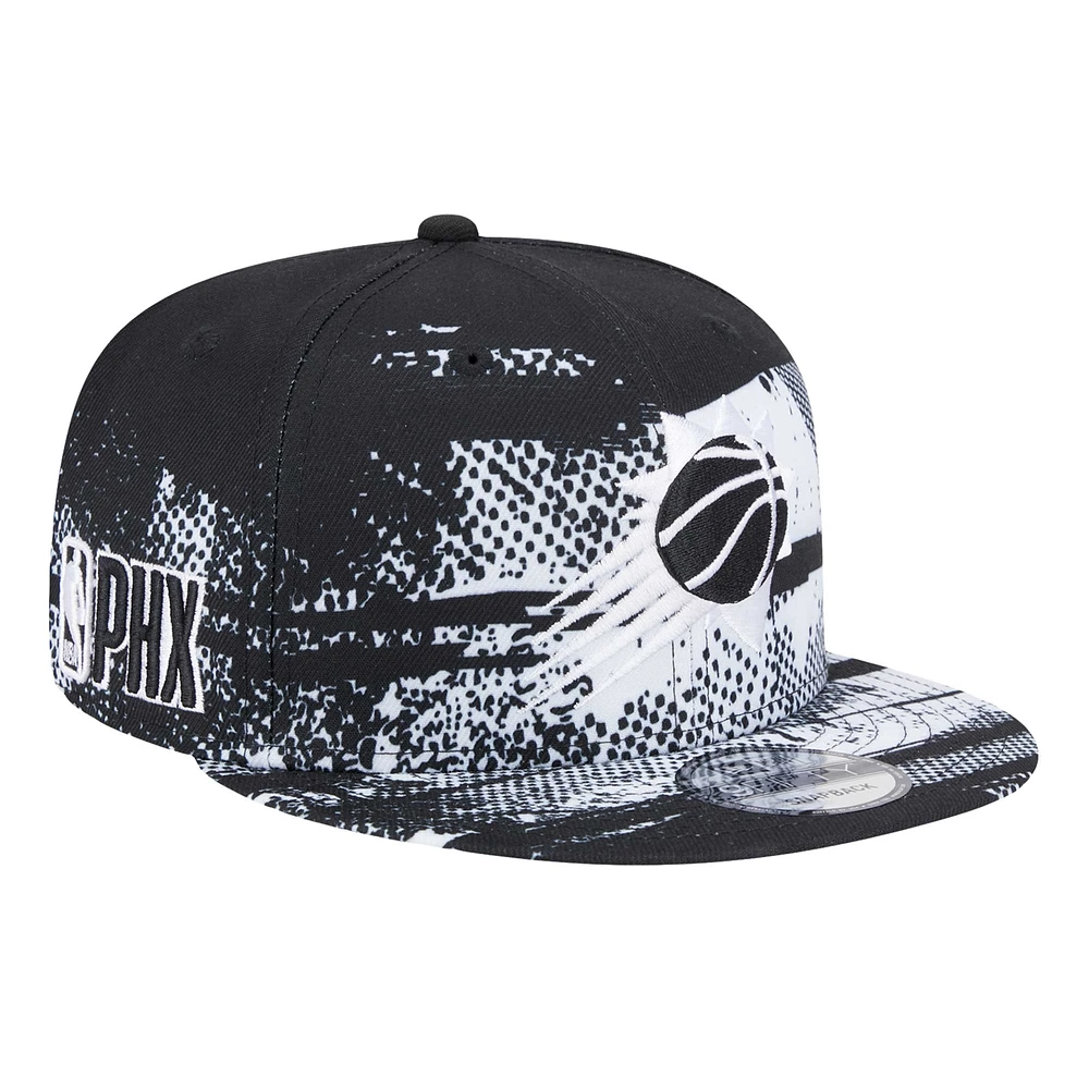 New Era Black Phoenix Suns Tip-Off 9FIFTY Snapback Hat