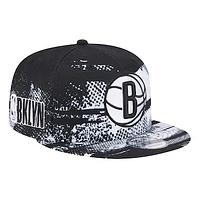 New Era Black Brooklyn Nets 2024 Tip-Off 9FIFTY Snapback Hat