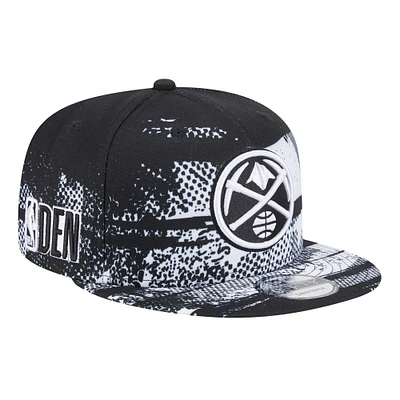 New Era Black Denver Nuggets Tip-Off 9FIFTY Snapback Hat