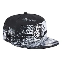 New Era Black Dallas Mavericks Tip-Off 9FIFTY Snapback Hat